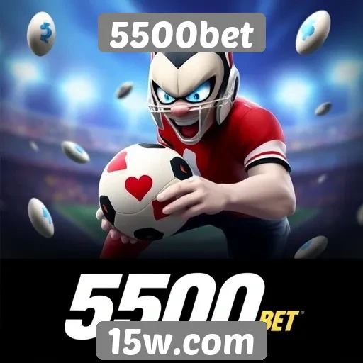 Variedade de jogos disponíveis no site 5500bet